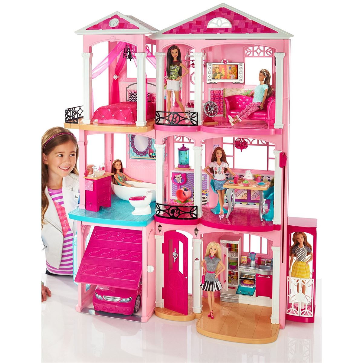 vokal ılımlı namaz  Barbie Rüya Evi En Büyük Barbie Oyun Evi 3 Katlı – Bebekya