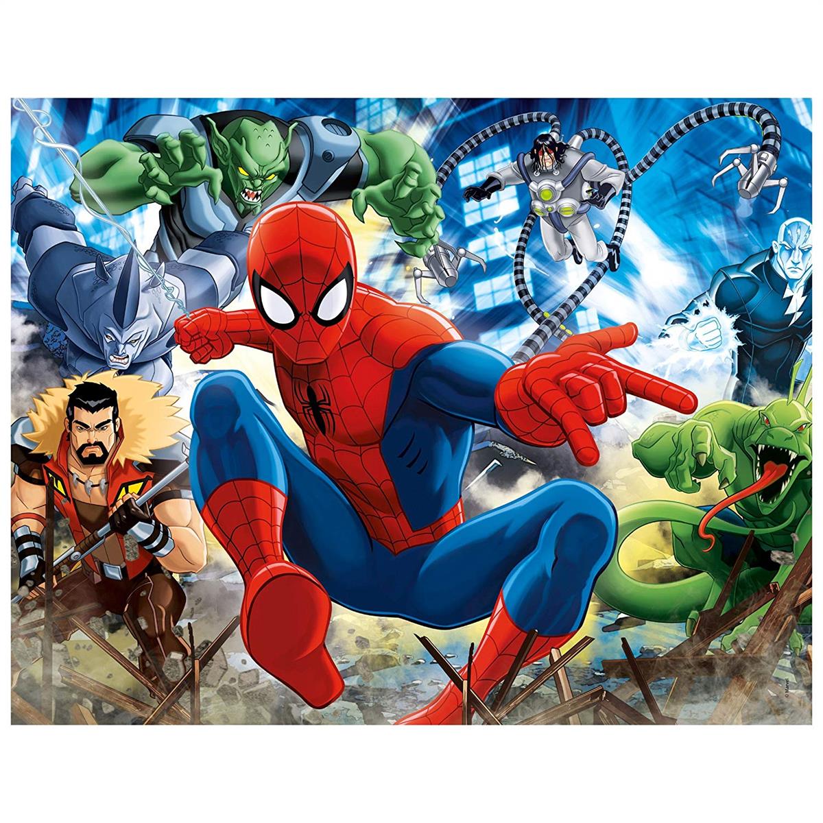 şerit Kapalı şerit çapraz  Clementoni 100 Parçalı Spiderman Yapboz Örümcek Adam Puzzle Clementoni 6  Yaş ve Üzeri Çocuk Yapbozları Serisi – Bebekya