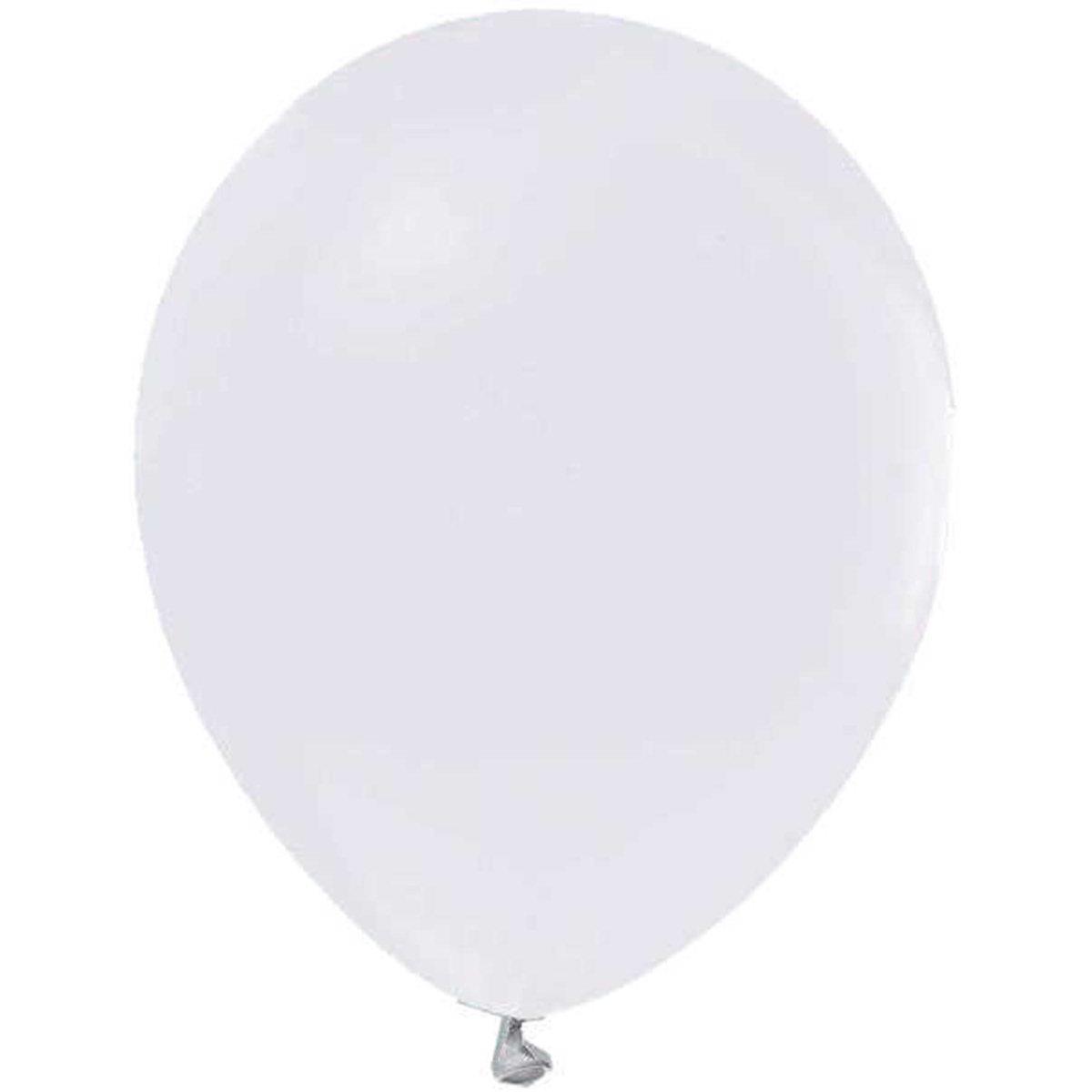 Helyuma Uyumlu Balon Beyaz 12 inch 5 Adet